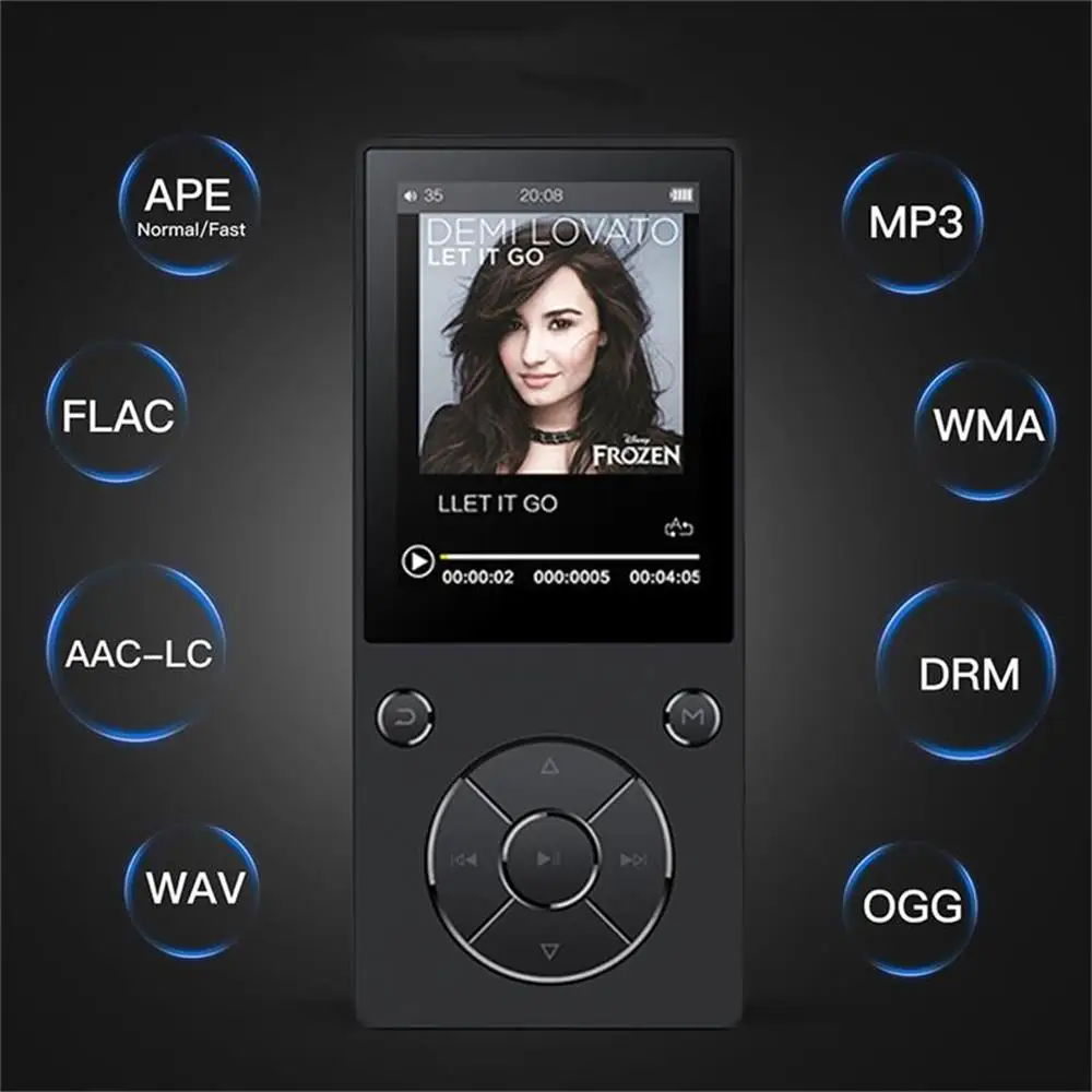 Mp3-плеер с Bluetooth 4,0 встроенный динамик 16 Гб 2," TFT большой цветной экран HIFI без потерь звук с fm-радио MP3 музыкальный плеер