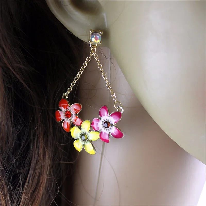 XQ zinc alloy stars moon asymmetrical long chain tassel earrings fashion women wedding accessories Korean new 2019 | Украшения и