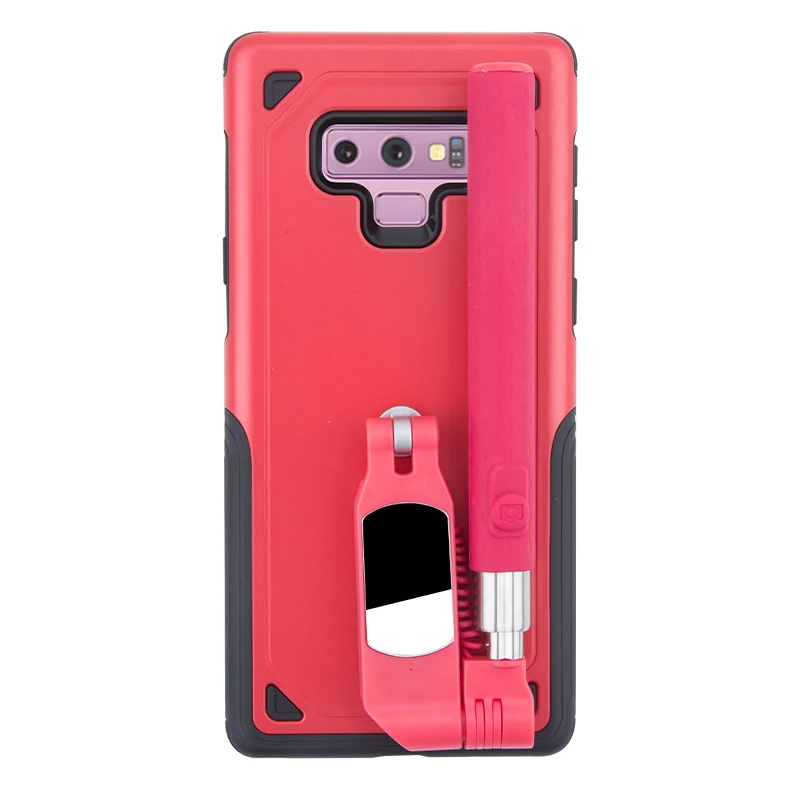 Чехол для селфи с Bluetooth Tashells для samsung Note9, чехол для селфи Note8, чехол S9plus, Роскошный чехол S9, чехол S8plus, S8, S7edge - Цвет: Red
