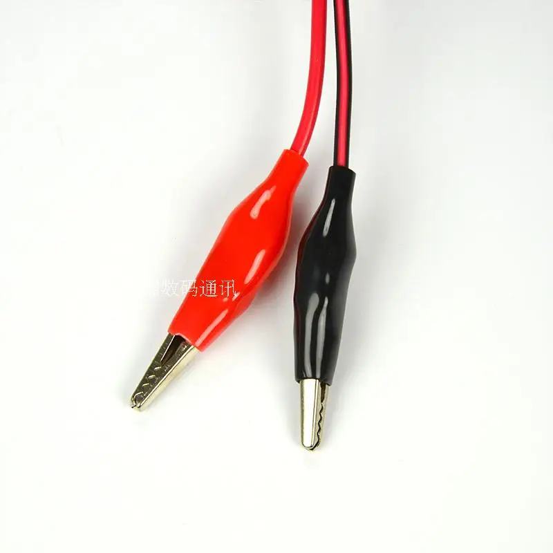 10 шт. 2X Стильный Красный Черный Аллигатор тестовый провод зажим для бананового