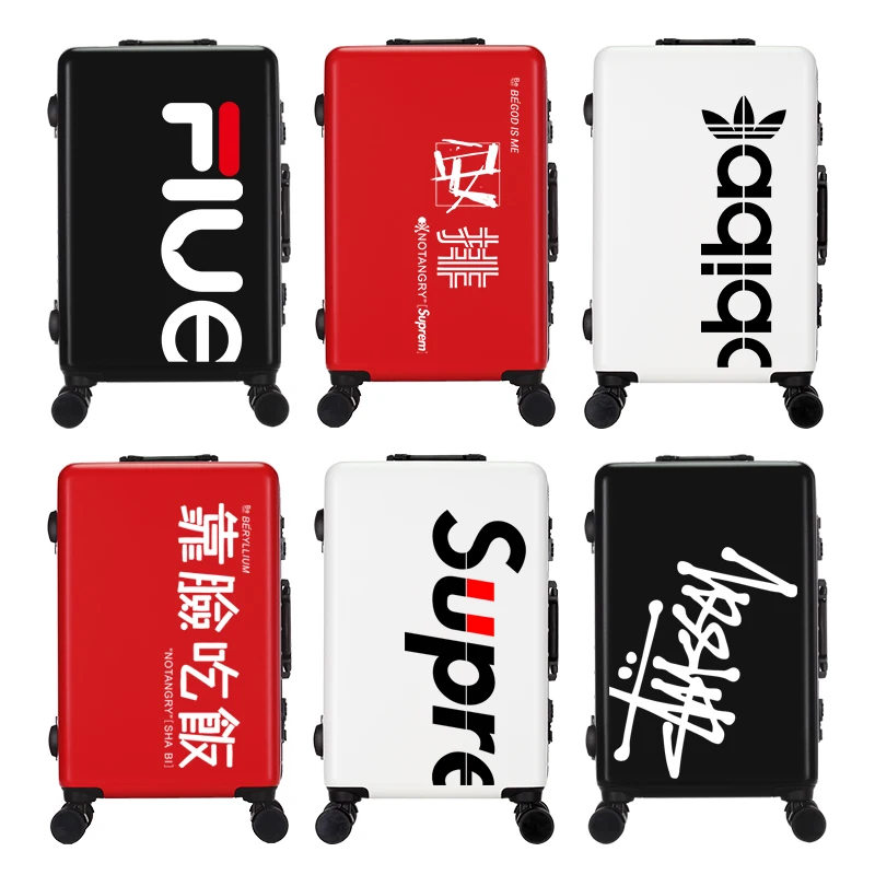 KAWEIDA Классическая Высококачественная 20/24/26 дюймов PC прочная сумка на колёсиках