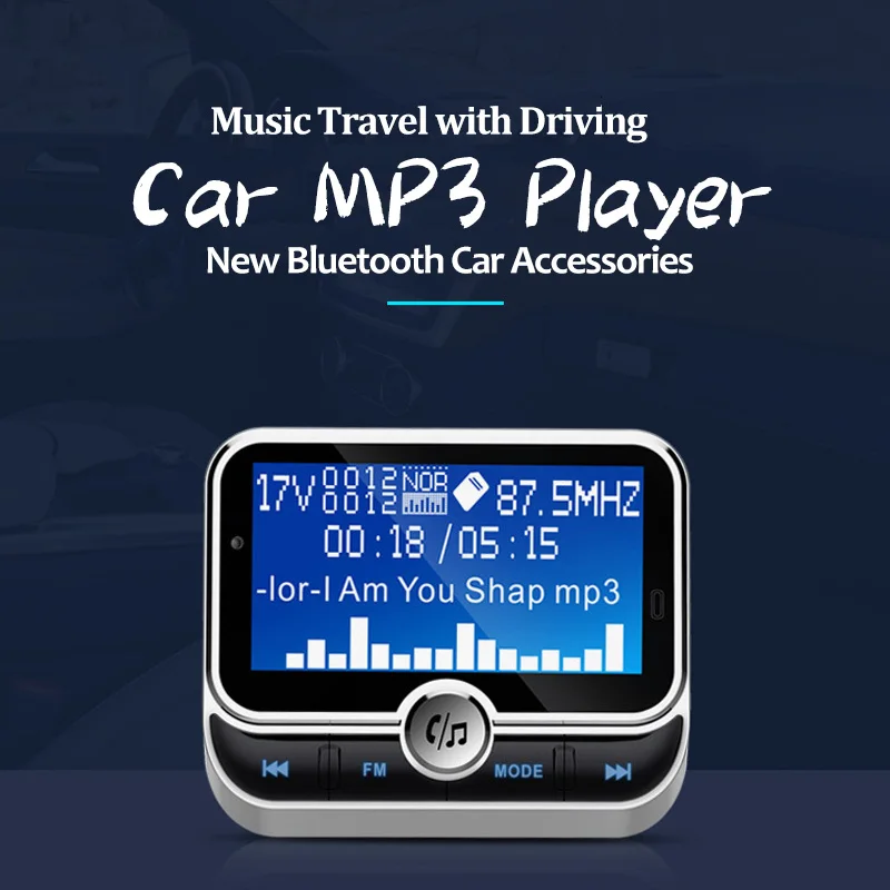 VR робот fm передатчик Bluetooth Автомобильный MP3 музыкальный эквалайзер плеер с