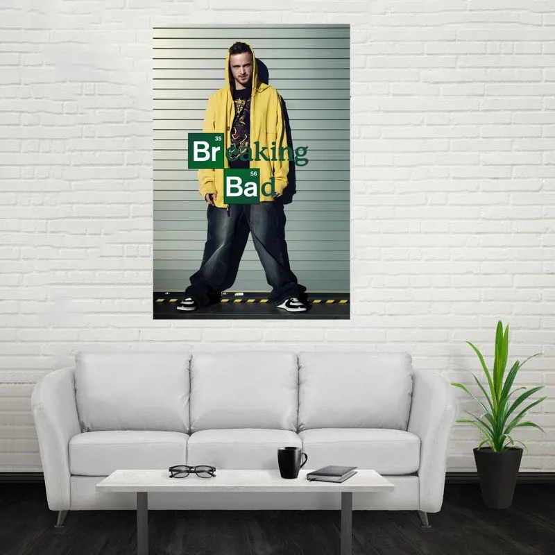Хороший Breaking Bad 02 плакат на заказ холст плакат искусство отделочная ткань для дома ткань стены плакат печать из шелковой ткани с принтом - Цвет: Коричневый