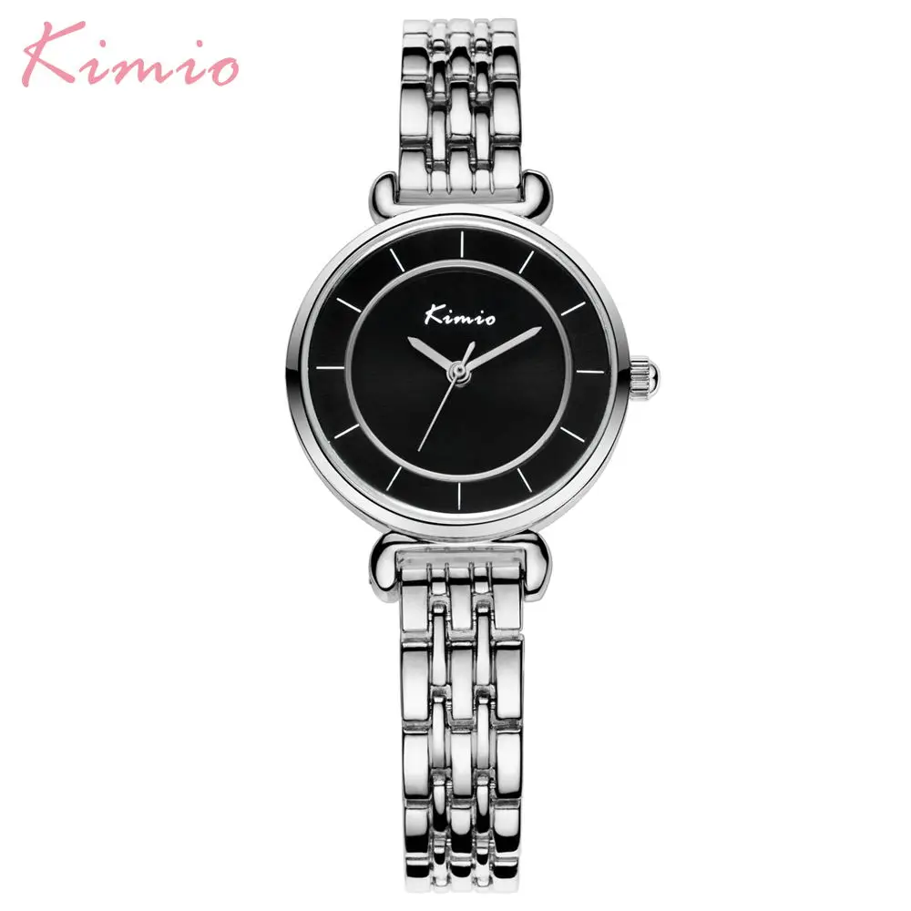 KW6028S-SB02 Kimio золотые часы женские креативные стальные женские часы с браслетом женские часы Relogio Feminino Montre Femme - Цвет: KW6028S-SB02