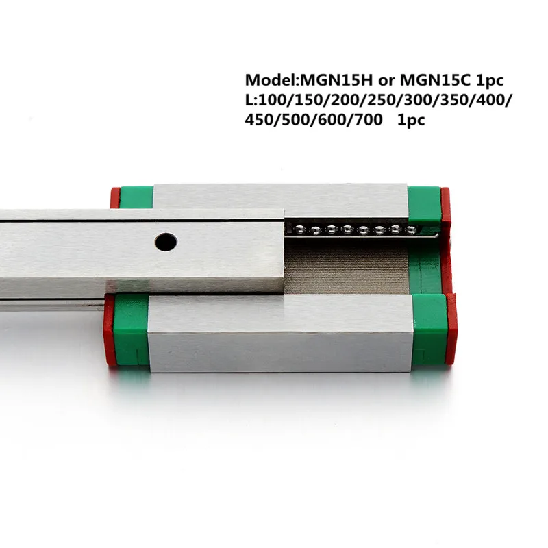 MGN15 CNC 15 мм миниатюрная линейная направляющая MGN15C 600 700 800 MGN15H каретка или