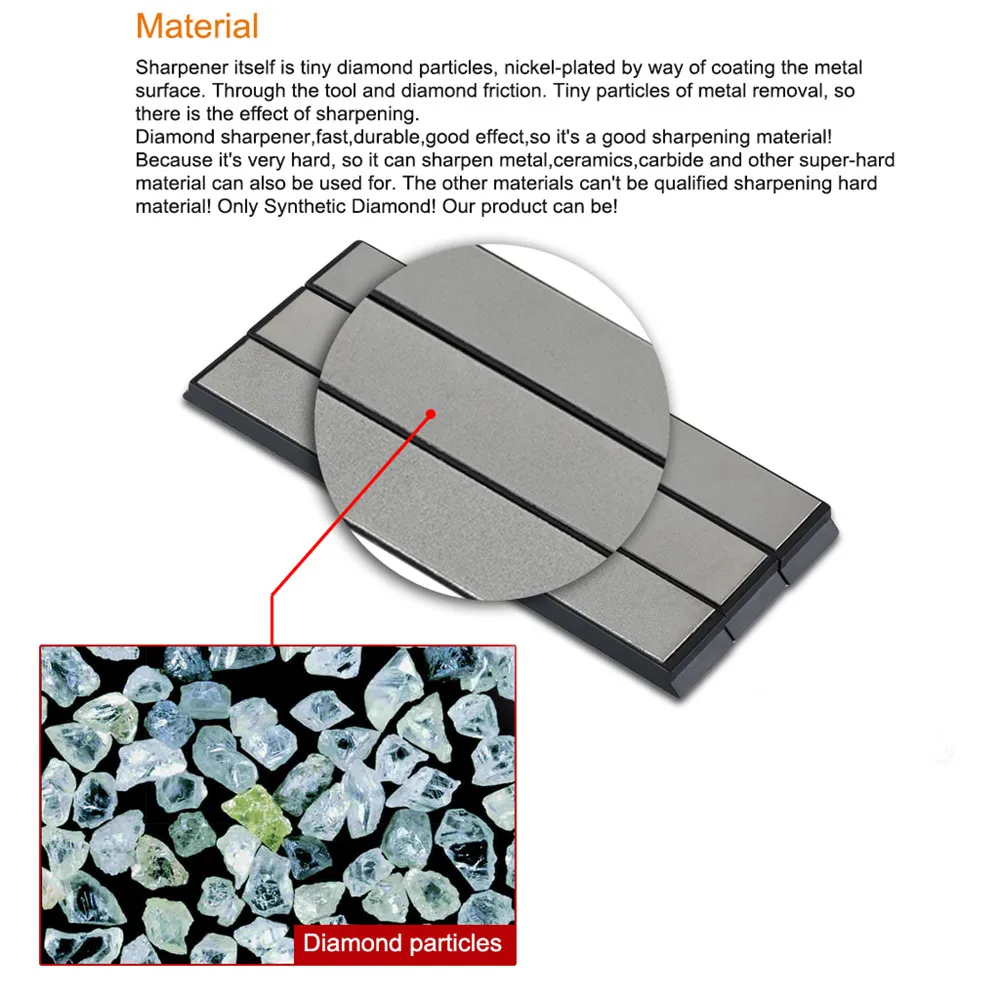 Точилка для ножей 3 шт. алмазные точильные камни Ruixin Pro II III точилка 200 #500 #800 #|sharpening