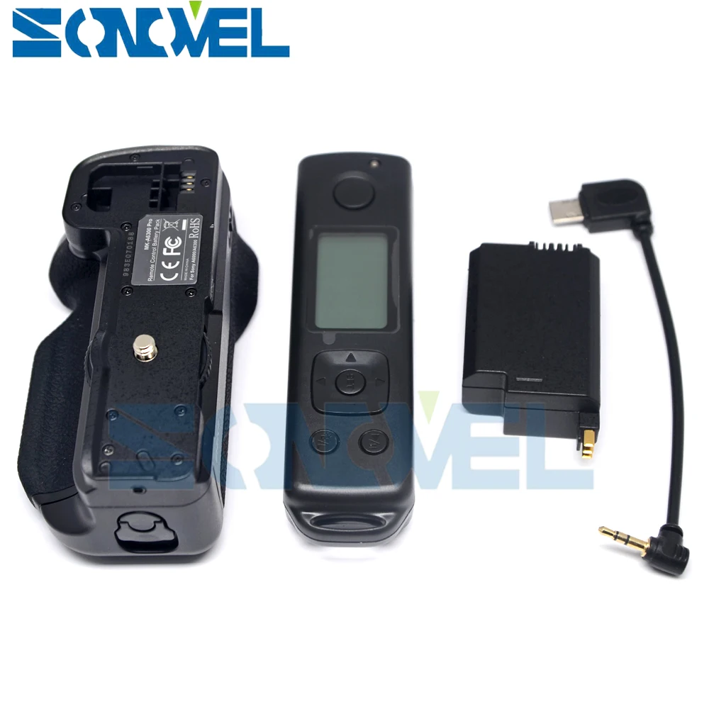 Meike MK A6300 pro держатель батарейного блока Встроенный 2 4G беспроводной пульт