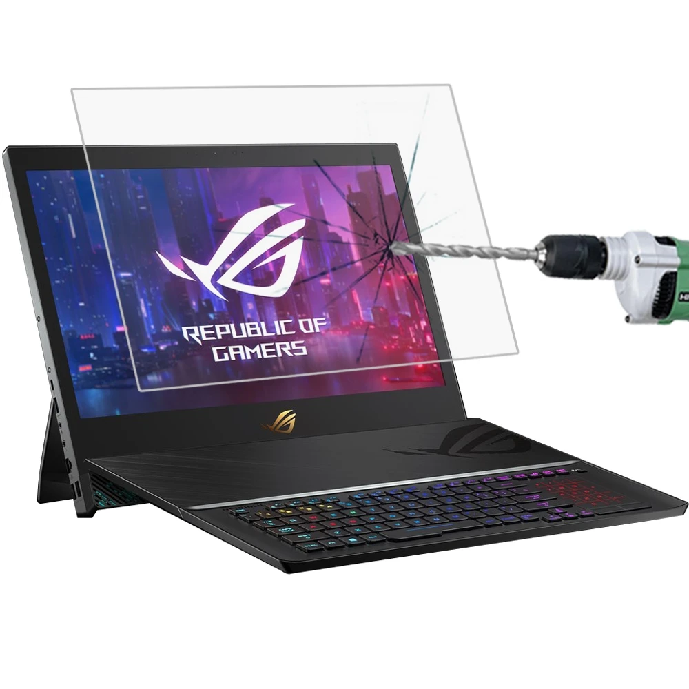 Экран ноутбука HD защитная пленка из закаленного стекла для ASUS ROG Mothership(GZ700) 17,3 дюйма(Размер: 382,5*215 мм