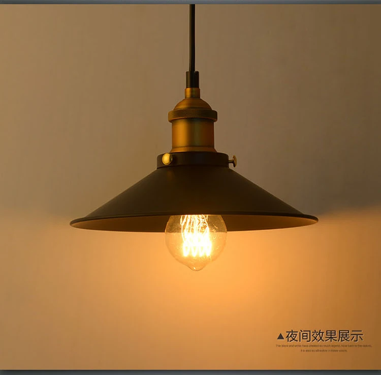 

Free Shipping Modern Vintage Loft Pendant Lamp Hanging Light Suspended Lighting for Restaurant Decoration