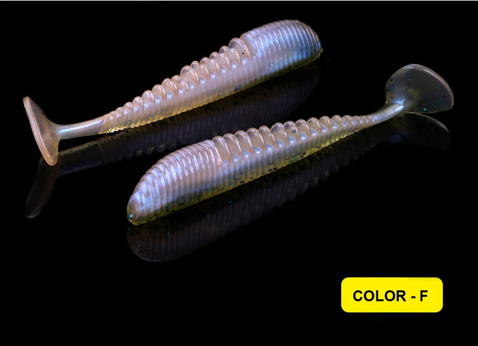 WALK FISH 8 шт./лот Awaruna рыболовные приманки 9 см 3,1 г воблеры искусственная Мягкая наживка Shad Карп Силиконовые Рыболовные Мягкие приманки снасти
