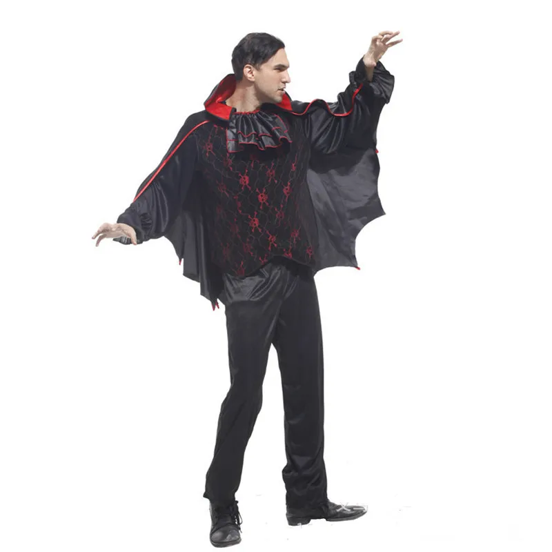 Костюм демона вампира мужской костюм на Хэллоуин Бэтмена дьявола косплей