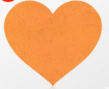 Orange 100 шт./упак. «любящее сердце» в форме корейский принт мульташной Минни желая исследование открытка поздравительные открытки для записок - Цвет: Orange