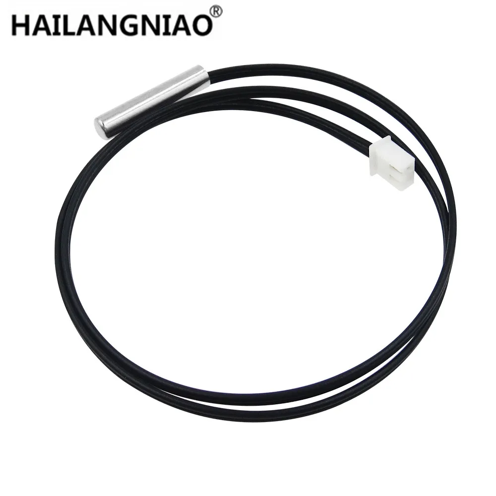 

10pcs/lot 50cm NTC Thermistor Temperature Sensor Waterproof Probe Wire 50k 10K 1% 3950 W1209 W1401 cable