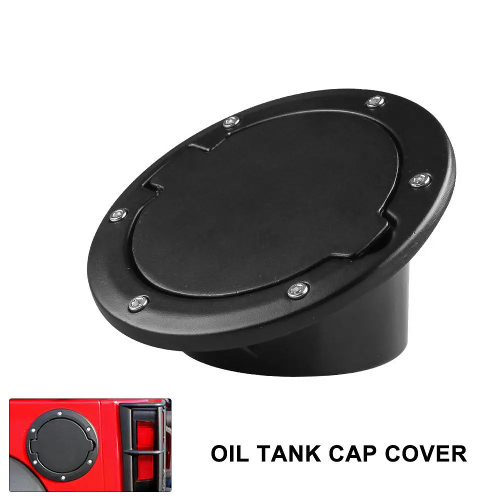 Черный топливный наполнитель Дверь Крышка газовый бак крышка 2/4 дверь для 07 16 Jeep