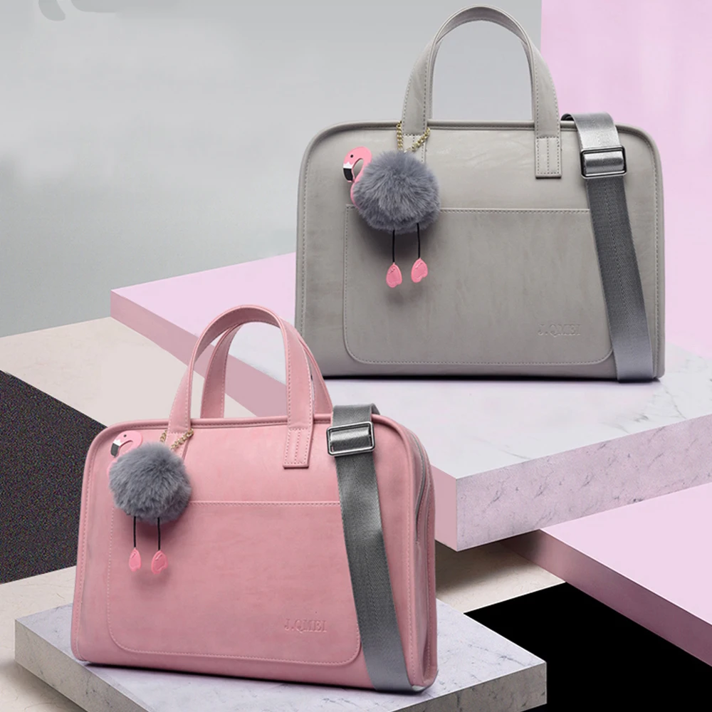 Fashion PU waterproof laptop bag women Laptop briefcase Case Bag for Notebook Handbag shoulde rbag 12 13.3&quot 14 15.4&quot 15.6 inch |