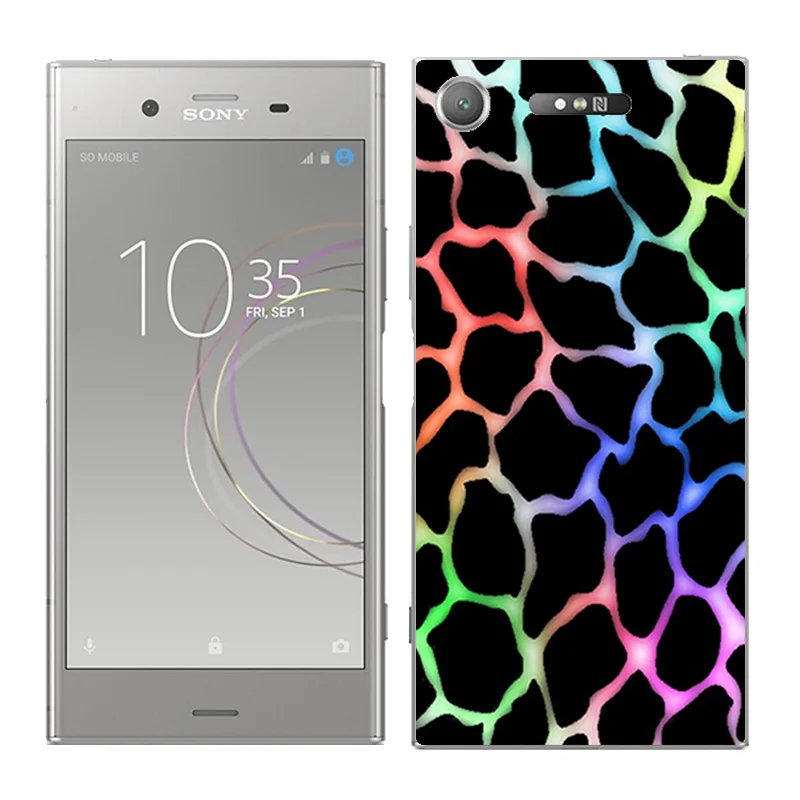 Защита для sony Xperia XZ1 5," Мягкий силиконовый чехол-накладка на заднюю панель для телефона для sony Xperia XZ1 чехол s Focus окрашенный чехол - Цвет: 10
