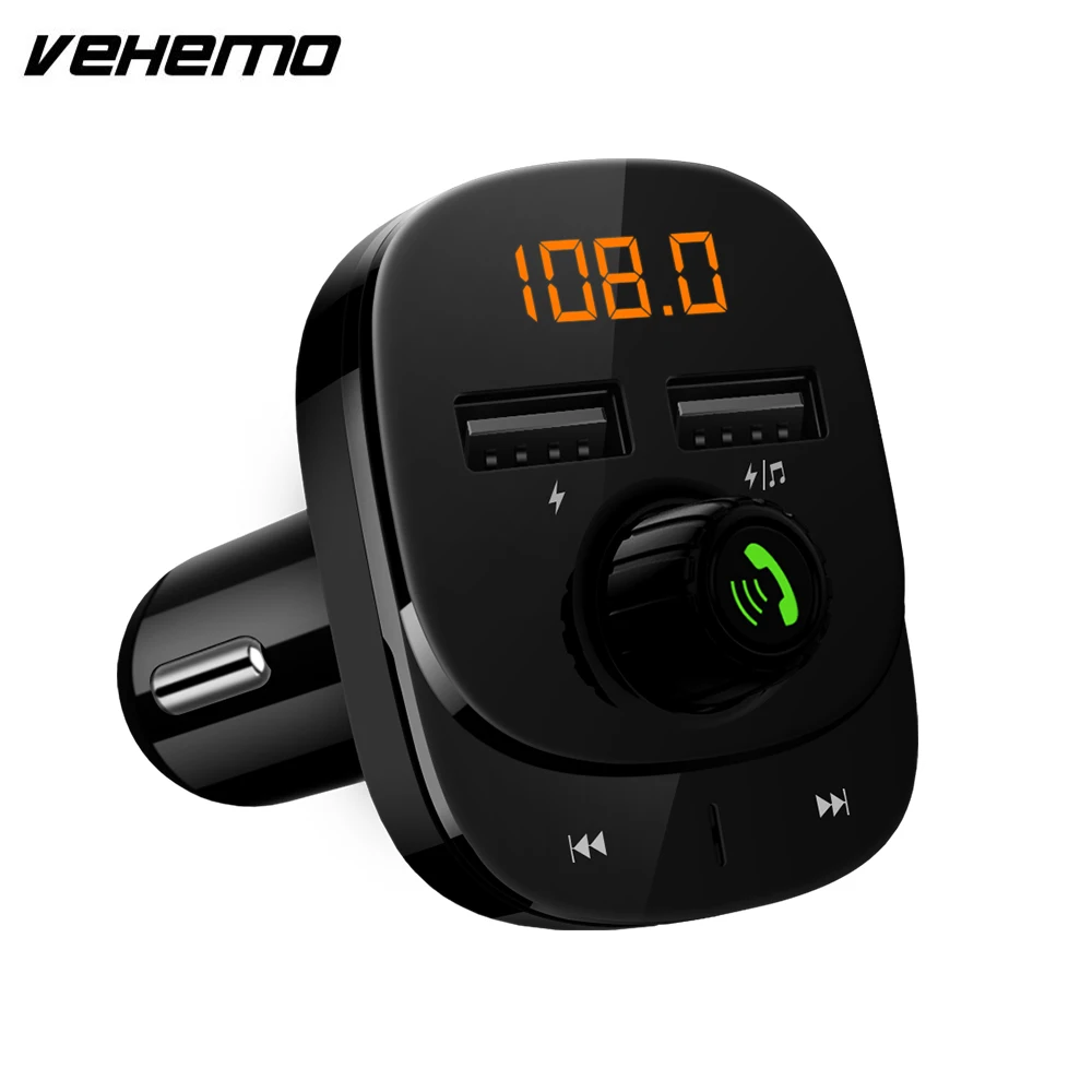 Fm-передатчик AUX модулятор Bluetooth 5,0 Громкая связь Радио Аудио MP3 плеер Автомобильный комплект с двумя USB 3.1A быстрая зарядка автомобильное зарядное устройство