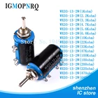 Проволочный потенциометр 1 шт., WXD3-13-2W 100 200 220 470 680 1K 2,2 K 3,3 K 4,7 K 10K 22K 33K 47K 5,6 K Ohm WXD3-13 2 Вт