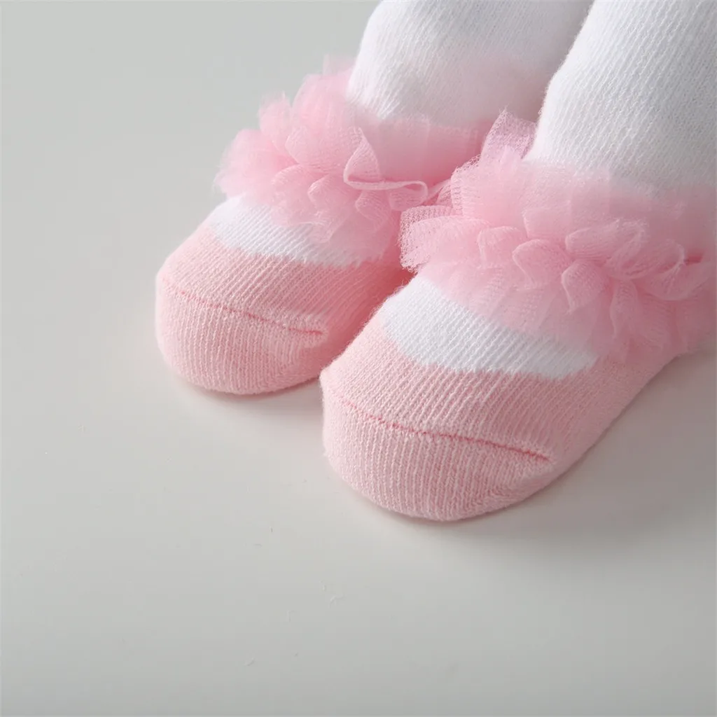 Милые носки для маленьких девочек жаккардовые Балетные Носки милые принцессы с