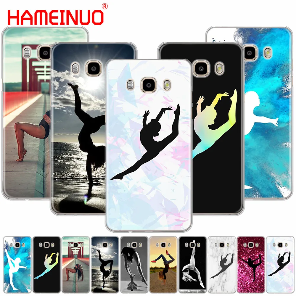 HAMEINUO гимнастический силуэт чехол для телефона Samsung Galaxy J1 J2 J3 J5 J7 MINI ACE 2016 2015