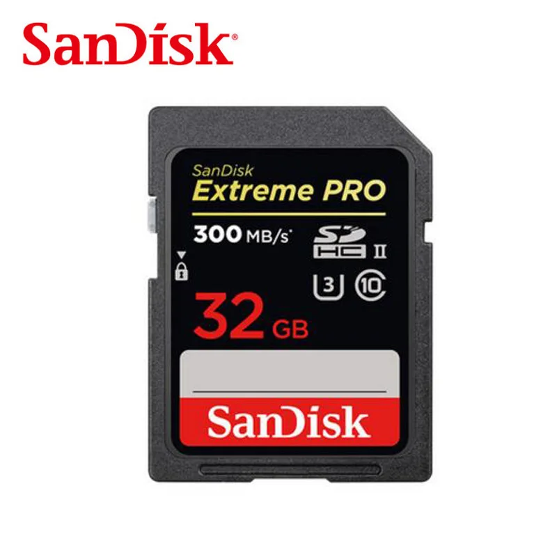 SanDisk 100% Оригинальный Экстрим ультра-скорости UHS-ll SD карта 32 ГБ 64 г карты памяти