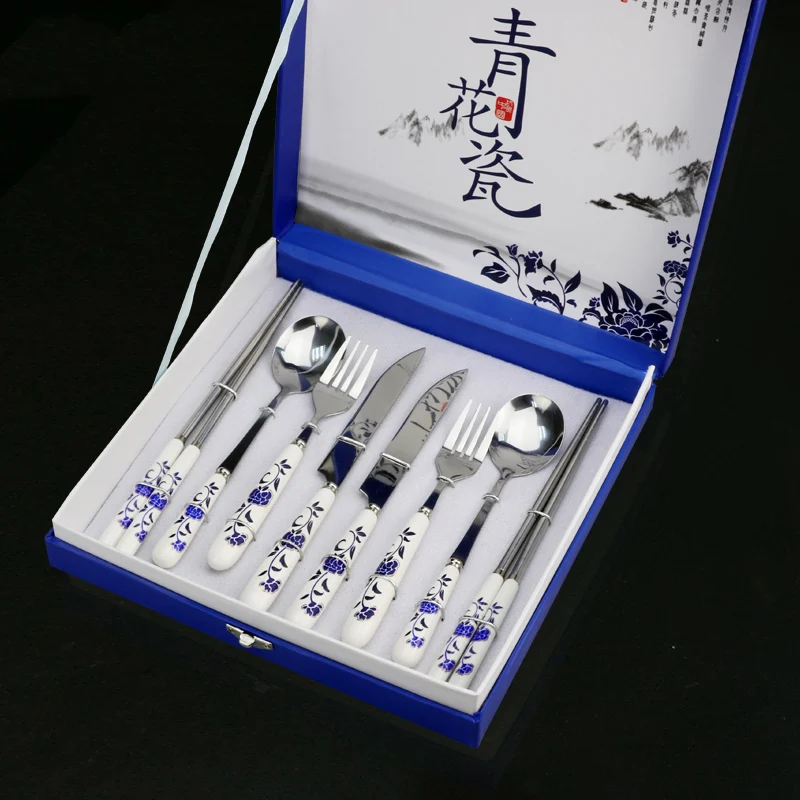 Кухонные инструменты наборы посуды мороженое для ложки и палочек вилки нож