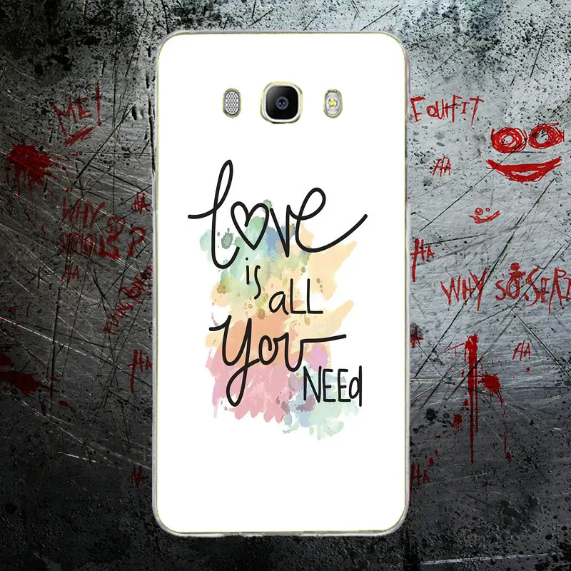 Пословица фраза девиз для Coque Samsung Galaxy J1 J2 J3 J5 J7 A3 A5 A7 2016 2017 Чехол Мягкий ТПУ