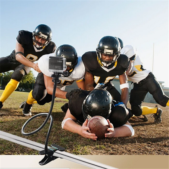 Регулируемое зажимное крепление + удлинитель для штатива 1 шт. черного винта GoPro