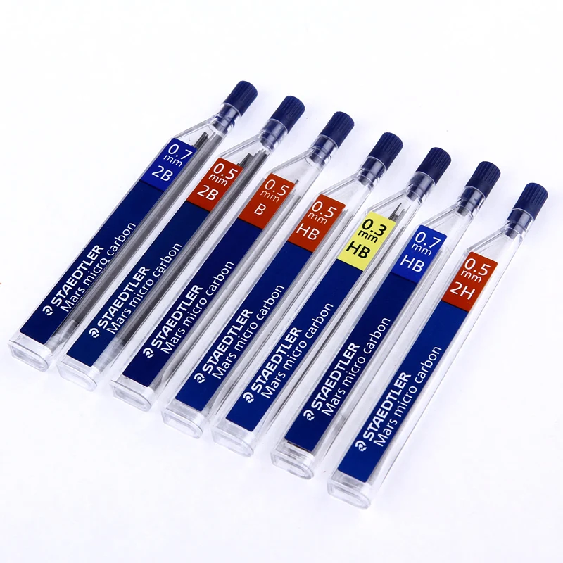 Staedtler Mars Micro углерода 03/05/07/09 мм для заправки зажигалок механические карандаши 2