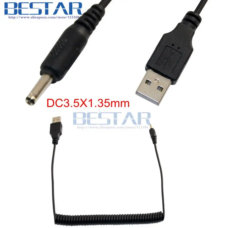 USB 2 0 A папа к DC разъему 0x0 6 мм 5x0 7 3 0x1 1 2x0 9 5x1 35 5 в 2A силовой пружинный кабель м |