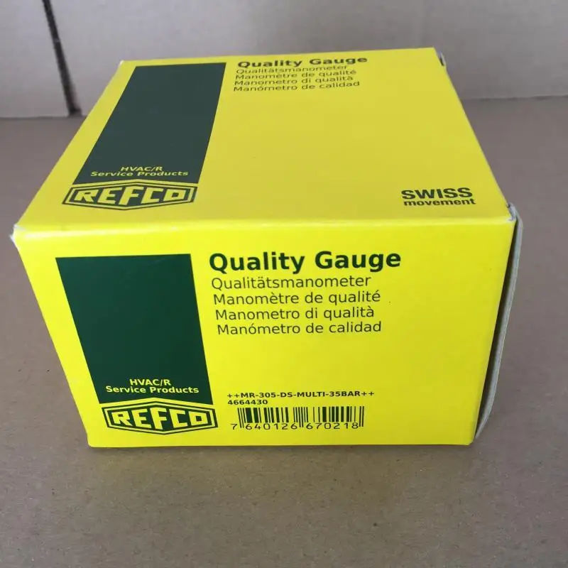 

Table REFCO refrigerant oil Swiss Veeco pressure gauge pressure oil filled pressure gauge imported brand new