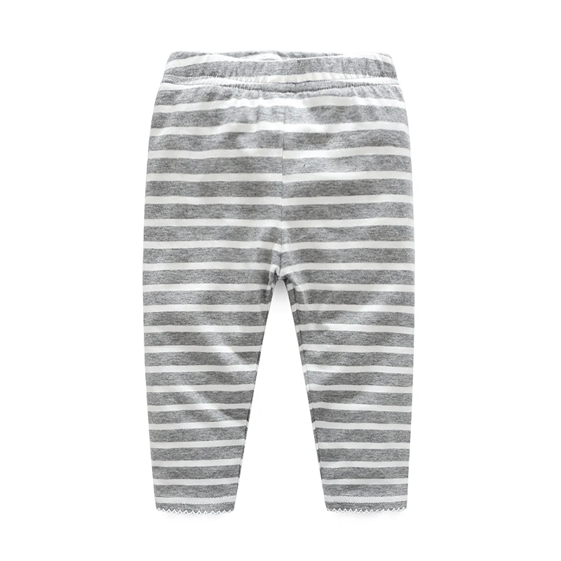 Новый Милый Летний костюм для маленьких девочек оранжевая футболка + серые