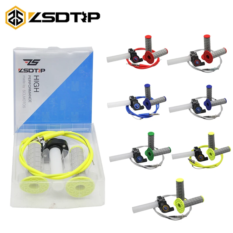 ZSDTRP 1 комплект рукоятка дроссельной заслонки для мотоцикла скрученный кабель