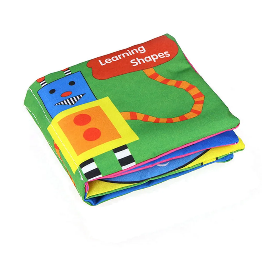 Новая детская мягкая ткань развитие интеллекта познавание книжки|baby cloth book|cloth book