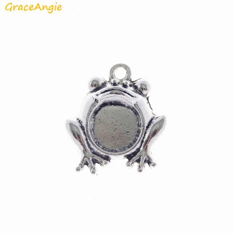 Изящная металлическая мини подвеска GraceAngie тибетского цвета с подвеской в виде