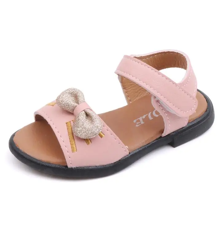 Летняя детская обувь для девочек сандалии маленьких детей малышей с рисунком