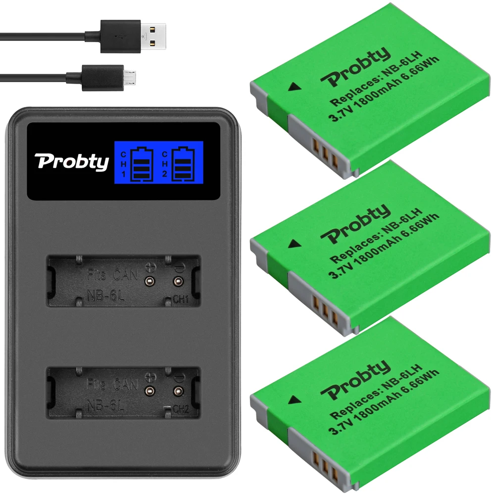 Аккумулятор NB-6L 6LH + зарядное устройство для Canon IXUS 85 95 IS SX275 SX280 SX510 D10 S90 SD3500 IS SD3500IS SD3500 IS SD3500IS