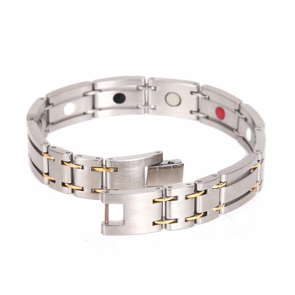 Новый Мода Jewelry Исцеление Магнитная 316L нержавеющая сталь браслет для мужчин или
