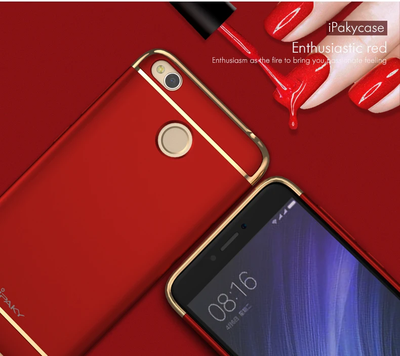 Чехол iPaky Redmi 4X жесткий пластиковый чехол из поликарбоната гибридный защитный для