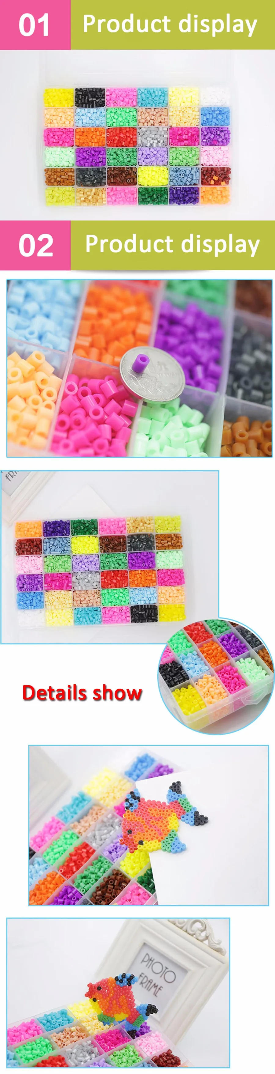 36 Цветов 5 мм Perler Бисер Хама DIY 10000 Бусины Творческий Обучающие Головоломки Игрушки Рождественский подарок для Детей термомозайка hama хама бисер puzzle