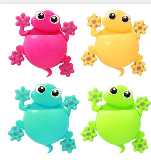 Мультяшная присоска Gecko настенная подставка для зубных щеток всасывающий крючок держатель зубной щетки домашний декор для детей аксессуары для ванной комнаты
