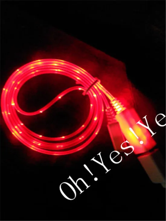 HOT Sale LED Light Micro USB Charger Data Sync Cable for Samsung Galaxy S4 HTC Android Cell Phone | Мобильные телефоны и