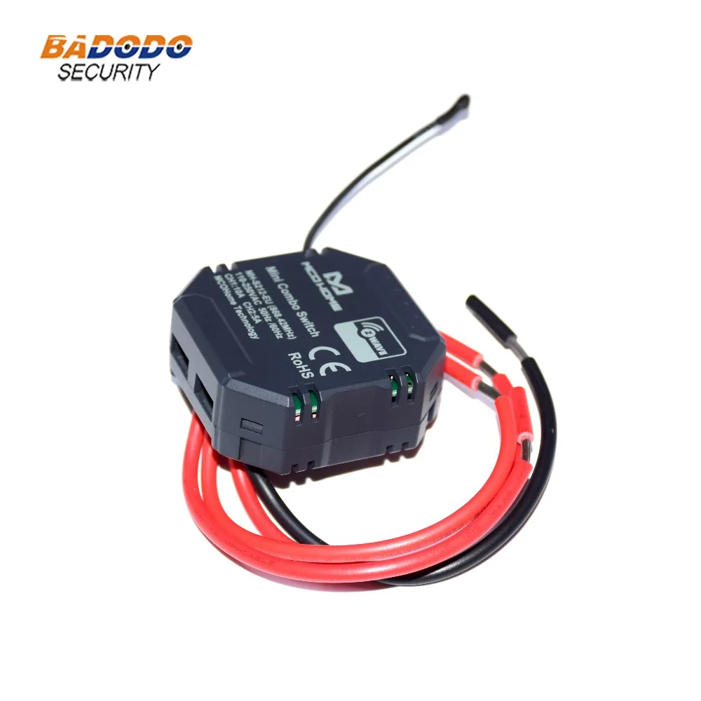 Z wave EU 868 42 MHz In wall dual релейный выключатель питания модуль включения/выключения MCO