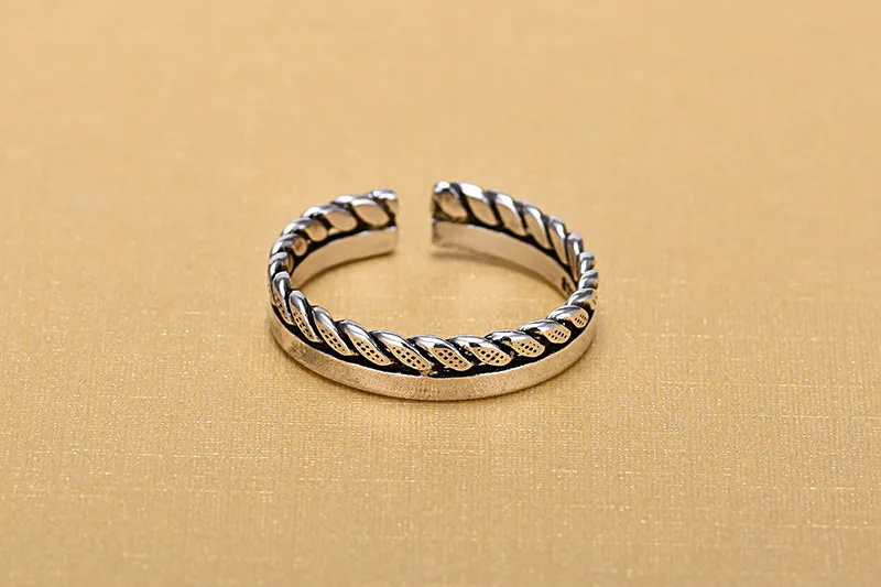 Женское Открытое кольцо из серебра 2018 пробы в стиле ретро|Кольца| |