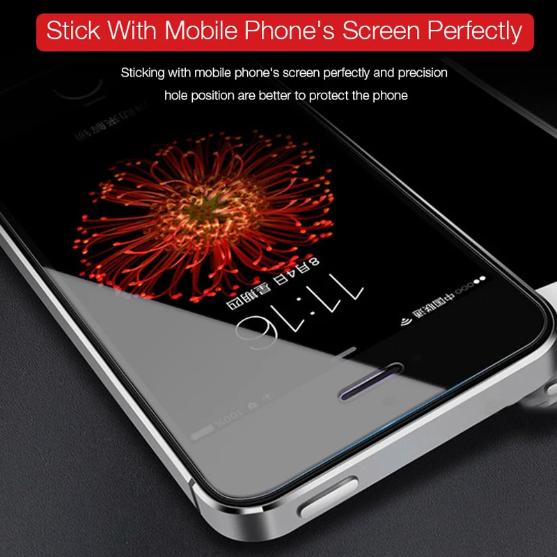 BXE ультра-тонкий Премиум-экран протектор на iPhone 5S 5 SE 5C закаленное стекло HD