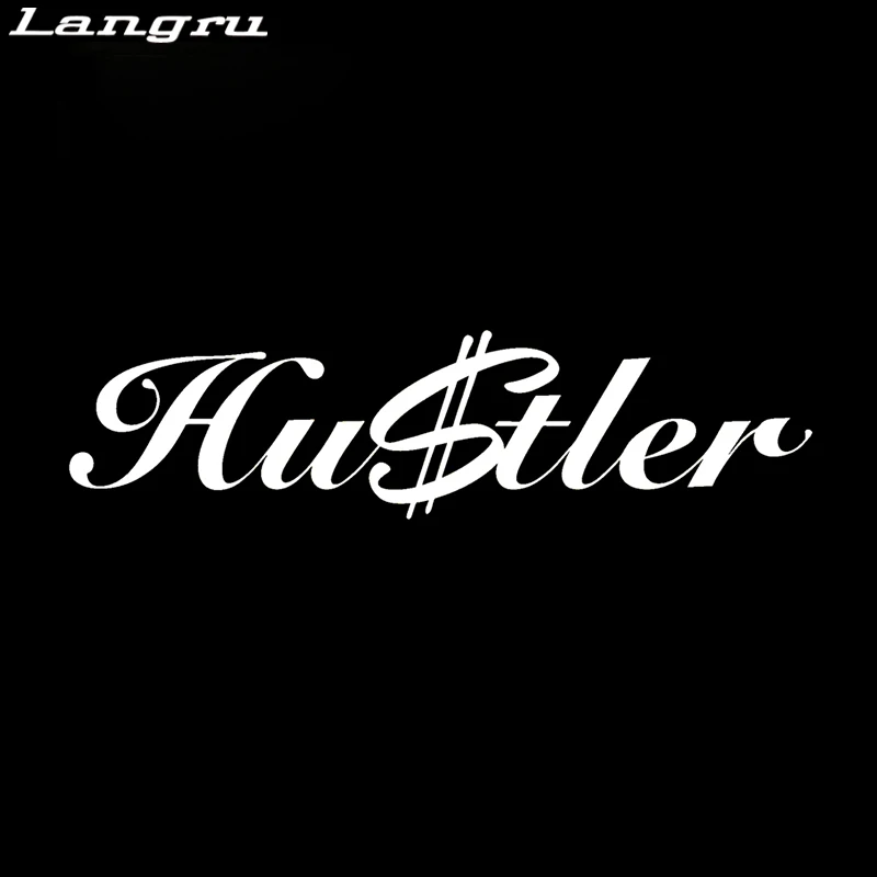 Langru наклейка с надписью hustler Money забавная свежая хип-хоп Дрифт доллар пониженная