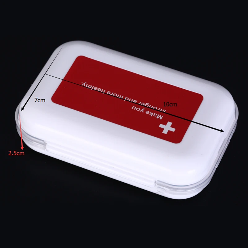 

1pc Portable Makeup Pill Box Container Jewelry Pill Case Folding 8 Grids Pill Box Plastic Storage Box