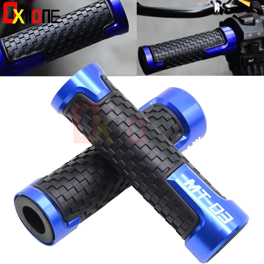 

Universal 7/8" Motorbike Handle Bar Part Hand Grips Non-Slip Rubber Motorcycle Handlebar For Yamaha MT-03 MT 03 MT03 2005-2017