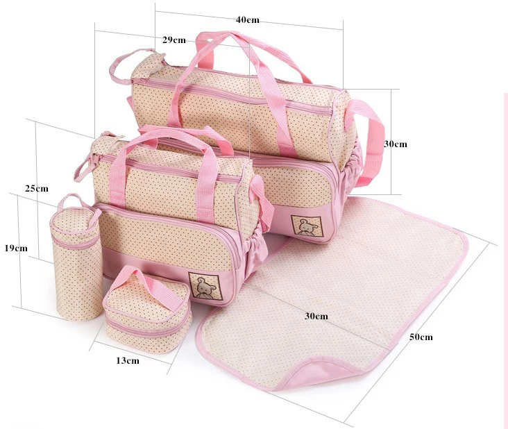 5 шт. сумка для мамы большой емкости многофункциональная детская прочная