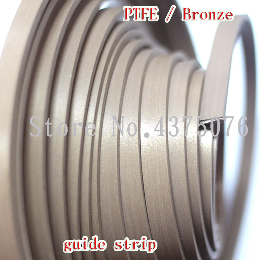 3 4 5 6 8 10*1x1 PTFE износостойкая лента WR гидравлическое уплотнение промышленности опорное кольцо PTFE/бронзовое уплотнительное кольцо